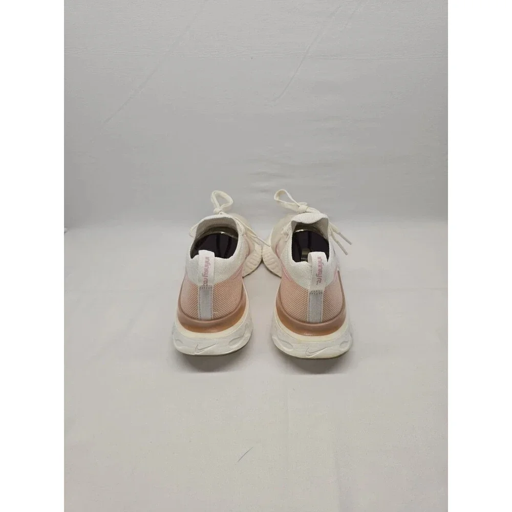 Nike React Infinity Run Flyknit Shoes Womens 8.5 BeigeRunning Sneakers